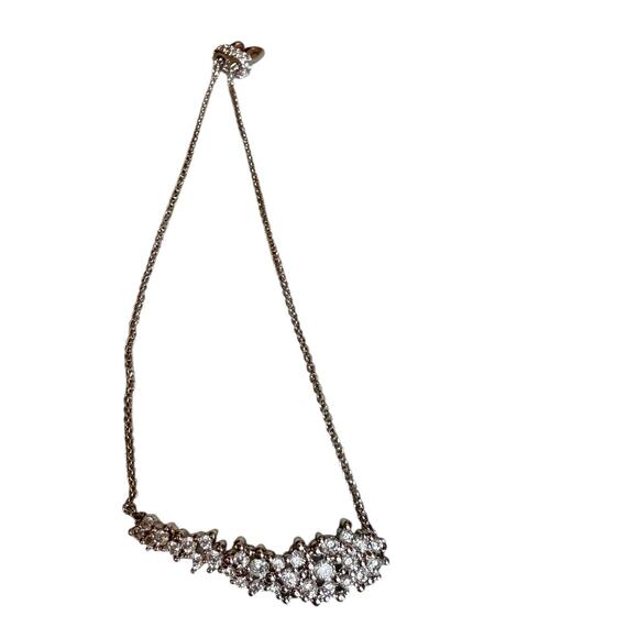 Kendra Scott Rhinestone Detail Slide Bracelet Silver - Picture 2 of 4